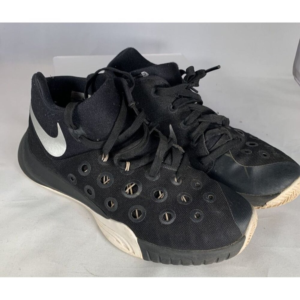 Nike Zoom 749883-001 Black Basketball Men's Size 8 Shoes